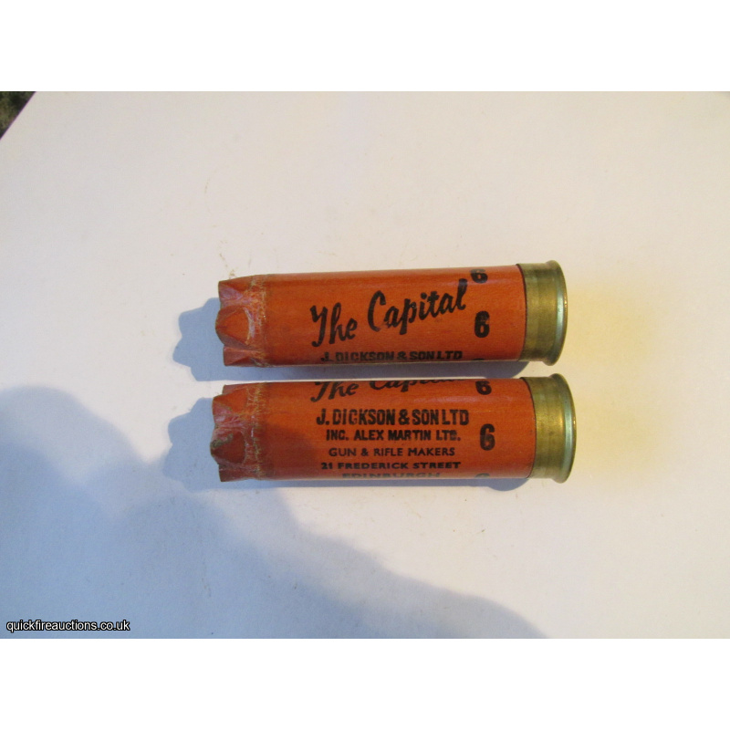 12G DICKSON THE CAPITAL ORANGE EMPTY FIRED CASE
