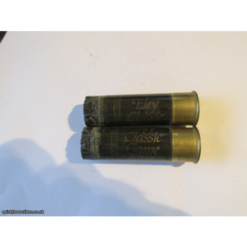 12G ELEY CLASSIC GAME BLACK EMPTY FIRED CASE