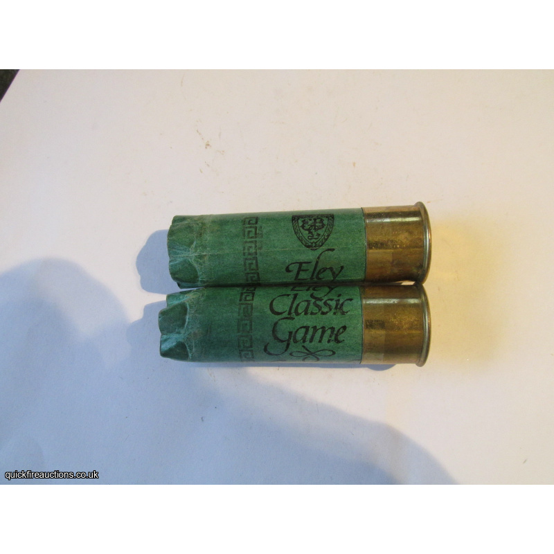 12G ELEY CLASSIC GAME GREEN EMPTY FIRED CASE
