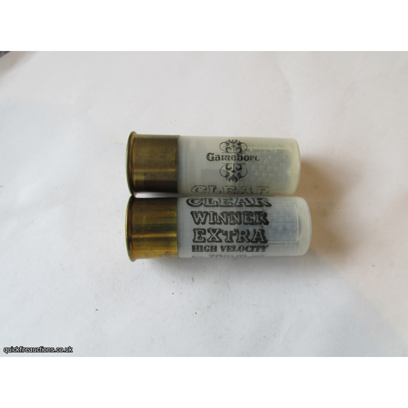 12G GAMEBORE CLEAR WINNER EXTRA HIGH VELOCITY CARTRIDGE [INERT]