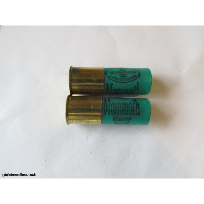 12G GAMEBORE MAMMOTH HEAVY LOAD CARTRIDGE [INERT]