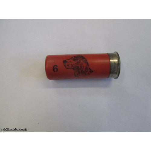 12G WOODS W UNIVERSAL DOG NORFOLK CARTRIDGE [INERT]