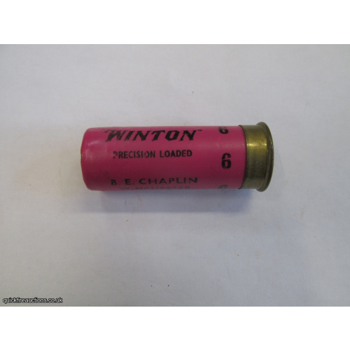 12G CHAPLIN WINTON WINCHESTER CARTRIDGE [INERT]