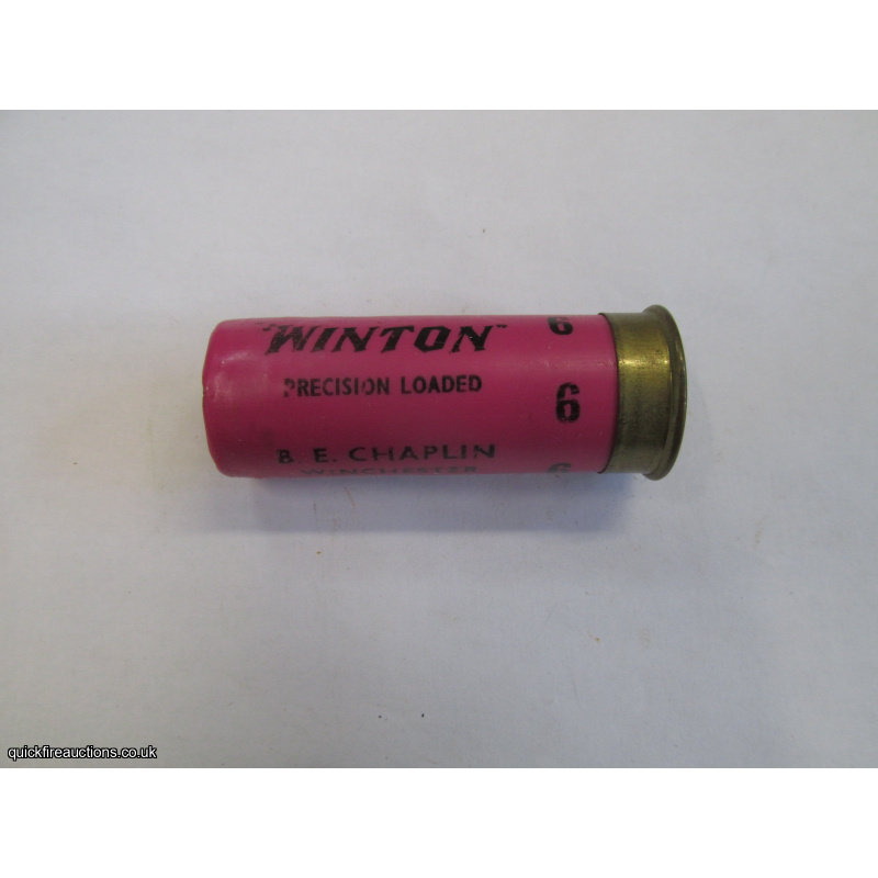 12G CHAPLIN WINTON WINCHESTER CARTRIDGE [INERT]