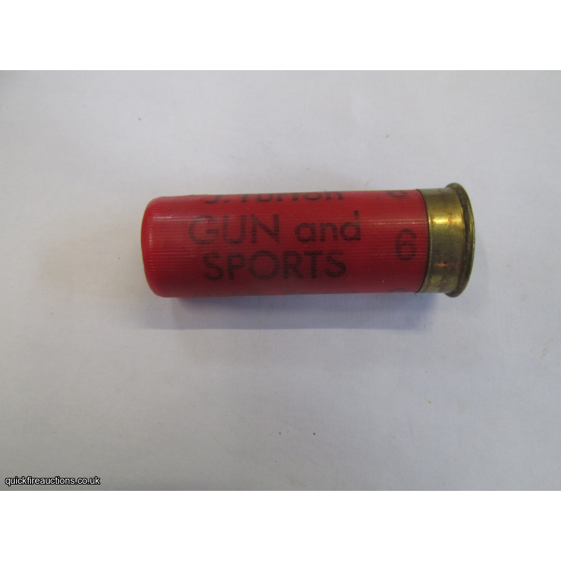 12G TURTON GUN & SPORTS DRIFFIELD CARTRIDGE [INERT]