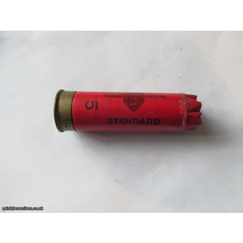 12G  THREE CROWNS STANDARD EMPTY FIRED CASE