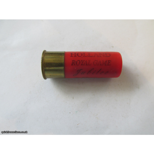12G HOLLAND & HOLLAND ROYAL GAME JUBILEE CARTRIDGE [INERT]
