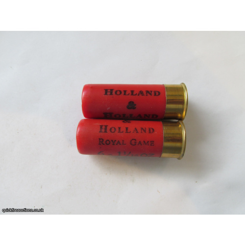 12G HOLLAND & HOLLAND ROYAL GAME CARTRIDGE [INERT]