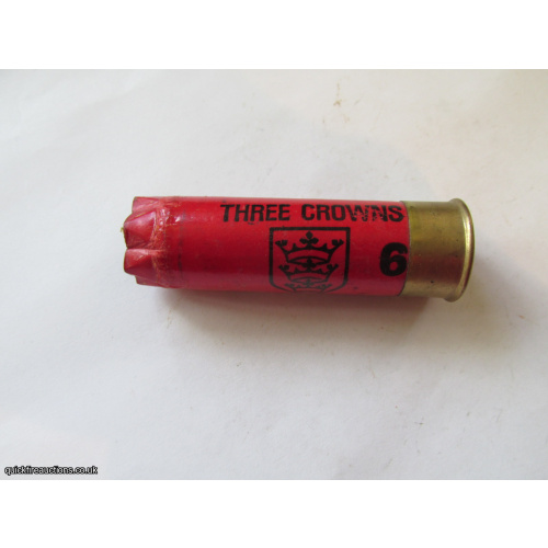 12G HULL THREE CROWNS  EMPTY FIRED CASE