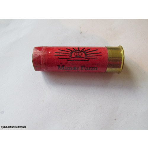 12G MANOR FARM STOCKTON EMPTY FIRED CASE