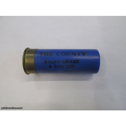 12G RALPH GRANT THE COUNTY LEICESTER CARTRIDGE [INERT]