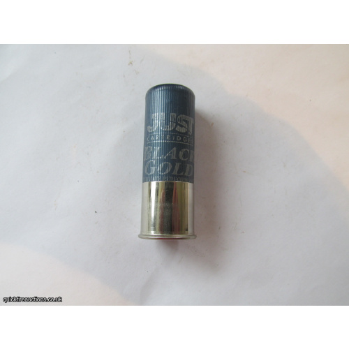 12G JUST CARTRIDGES BLACK GOLD  CARTRIDGE [INERT]
