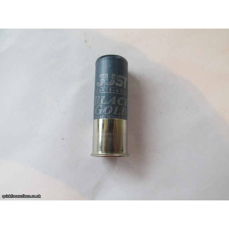 12G JUST CARTRIDGES BLACK GOLD  CARTRIDGE [INERT]