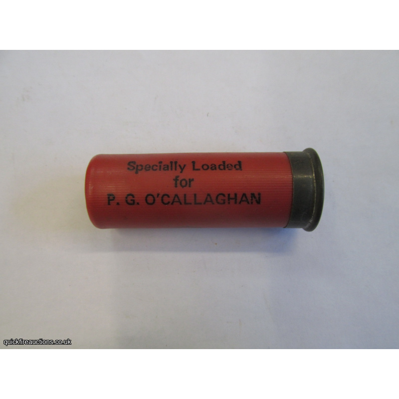 12G SPECIALLY LOADED FOR P.G. OCALLAGHAN CARTRIDGE [INERT]