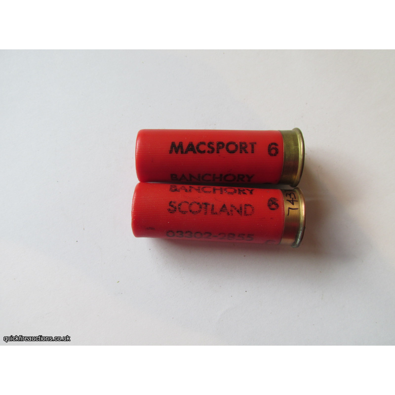 12G MACSPORT BANCHORY SCOTLAND CARTRIDGE [INERT]