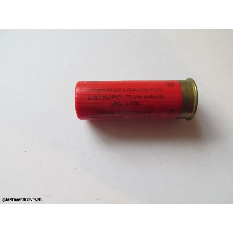 12G METROPOLITAN ARMS CO THE SUSSEX CARTRIDGE [INERT]
