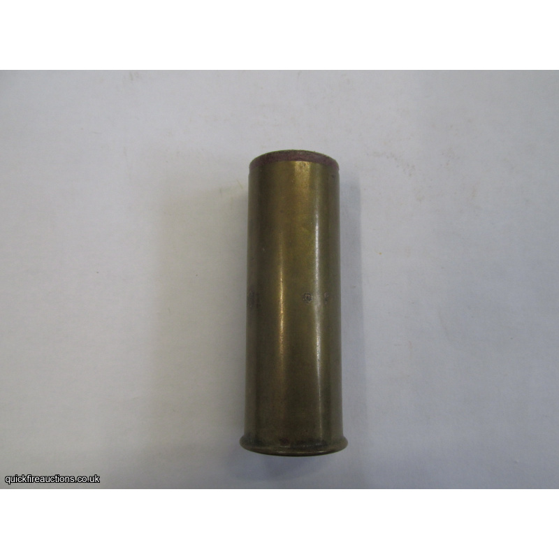 12G STENSBY MANCHESTER ELEY EJECTOR SOLID DRAWN BRASS CARTRIDGE  [INERT]