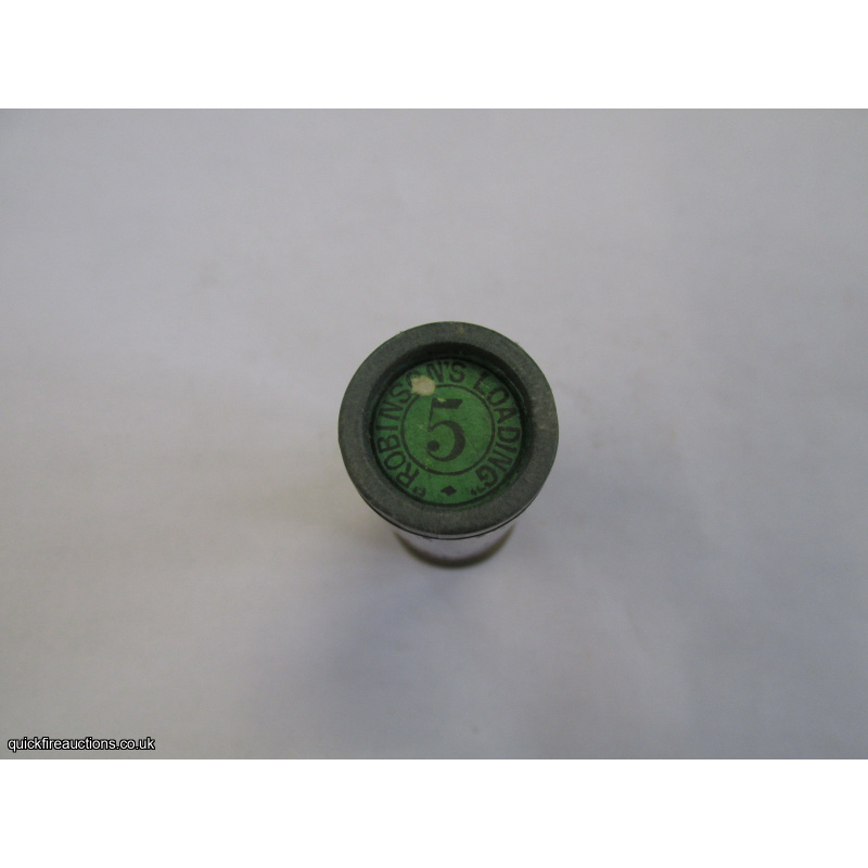 12G ROBINSON HULL KYNOCH EJECTOR SOLID DRAWN BRASS CARTRIDGE  [INERT]