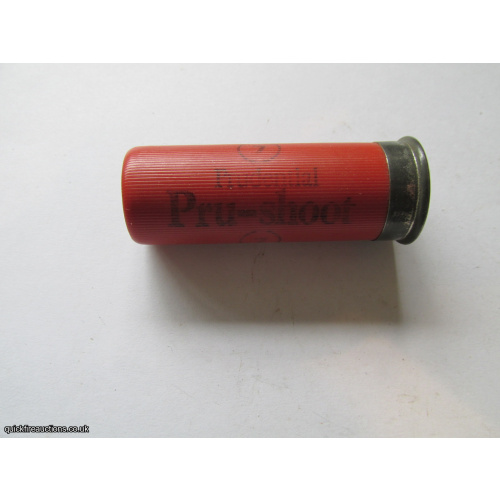 12G PRUDENTIAL PRU-SHOOT  CARTRIDGE [INERT]