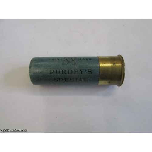 12G R.T.O. PURDEYS SPECIAL CARTRIDGE  [INERT]
