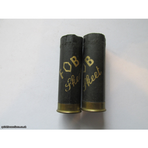 12G FOB SKEET  EMPTY FIRED CASE