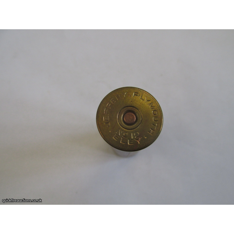 12G R.T.O. JEFFERY PLYMOUTH  CARTRIDGE  [INERT]
