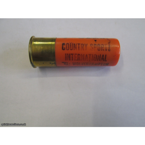 12G COUNTRY SPORT SUPREME SKEET WOLVERHAMPTON CARTRIDGE [INERT]