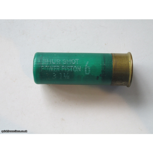 12G REMINGTON SHUR SHOT POWER PISTON CARTRIDGE [INERT]