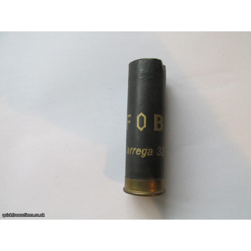 12G FOB CARREGA 32 BLACK EMPTY FIRED CASE