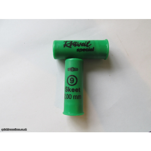 12G ROTTWEIL SPECIAL SKEET ALL PLASTIC CARTRIDGE [INERT]