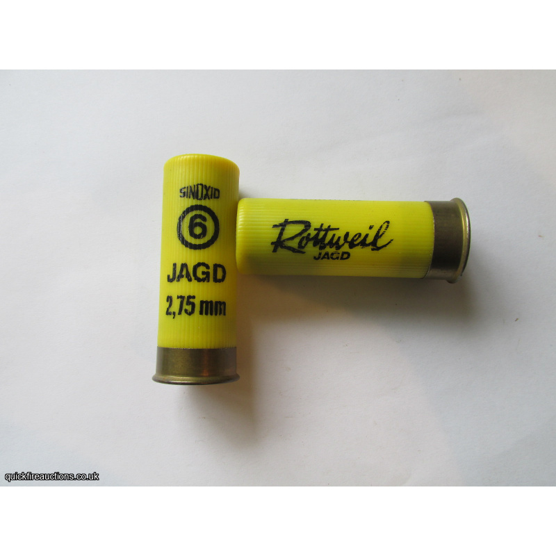 12G ROTTWEIL JAGD STYLE 1 CARTRIDGE [INERT]