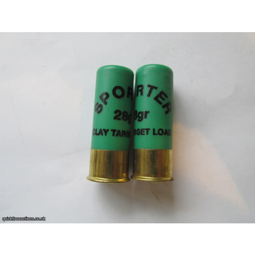 12G SPORTER CLAY TARGET LOAD CARTRIDGE [INERT]