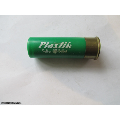 12G R.T.O. SELLIER & BELLOT PLASTIK CARTRIDGE [INERT]