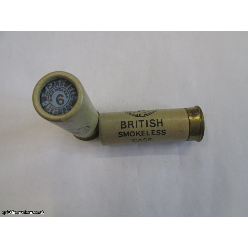 12G TC= W C CARSWELL KYNOCH SMOKELESS CASE CARTRIDGE [INERT]