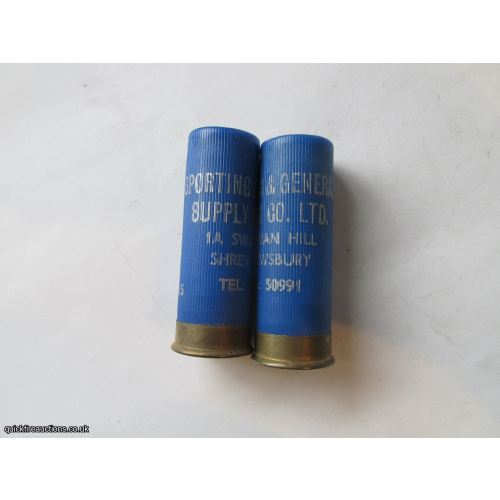 12G SPORTING & GENERAL SUPPLY CO CARTRIDGE [INERT]