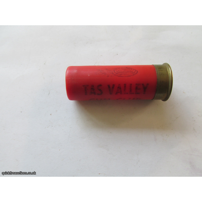 12G  TAS VALLEY GUN CLUB RED CARTRIDGE [INERT]