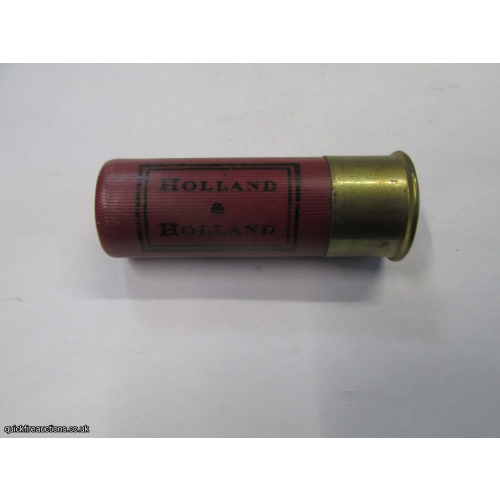 12G HOLLAND & HOLLAND CARTRIDGE [INERT]