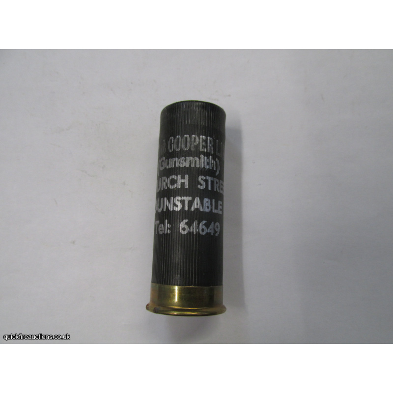 12G DUGLAN & COOPER GUNSMITH DUNSTABLE CARTRIDGE [INERT]
