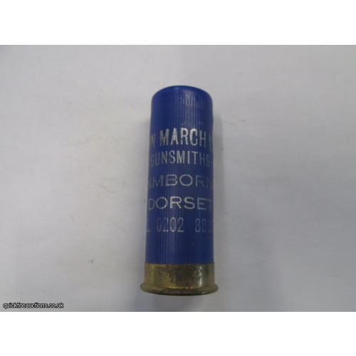 12G JOHN MARCH GUNSMITH DORSET CARTRIDGE [INERT]