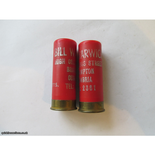 12G BILL WARWICK CARTRIDGE [INERT]