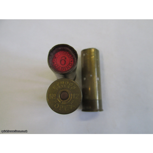 12G KYNOCH PATENT OPEX BRASS CARTRIDGE  [INERT]