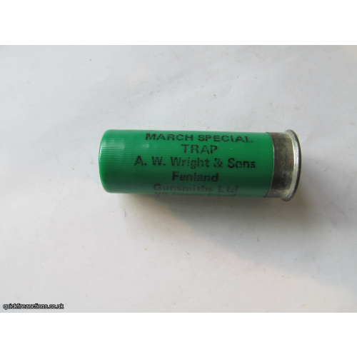 12G WRIGHT MARCH SPECIAL TRAP CARTRIDGE [INERT]