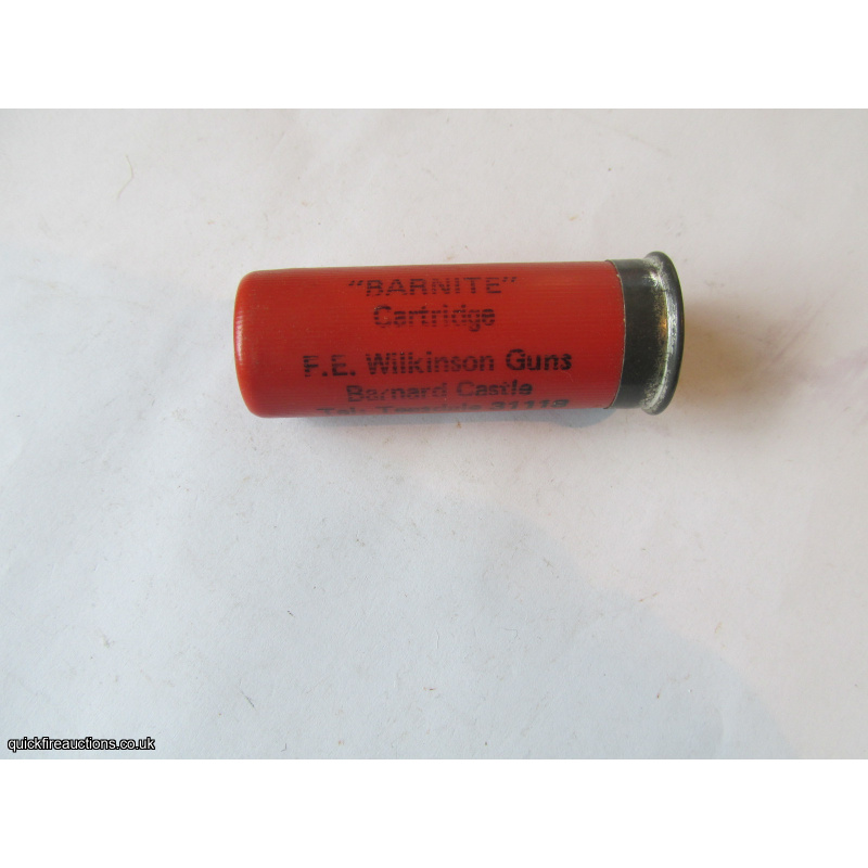12G WILKINSON GUNS BARNITE CARTRIDGE [INERT]