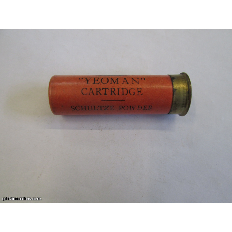 16G R.T.O. YEOMAN SCHULTZE POWDER ELEY NOBEL CARTRIDGE  [INERT]