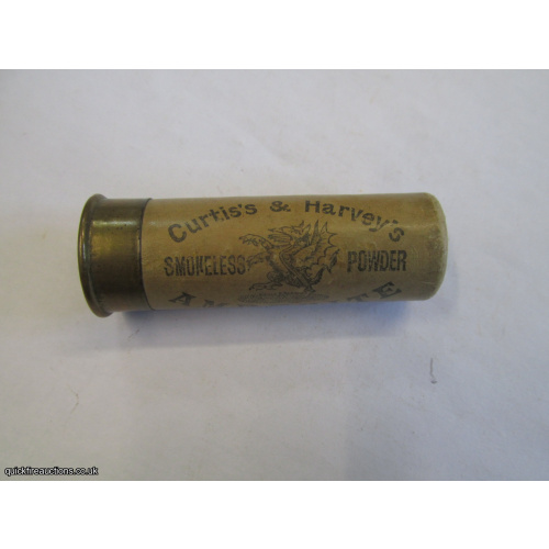12G R.T.O. CURTISS & HARVEYS AMBERITE ELEY LONDON CARTRIDGE  [INERT]