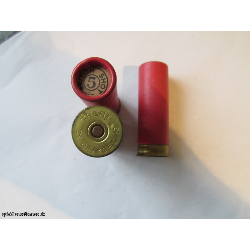 12G R.T.O. TRENT GRIMSBY BRIGHT RED PLAIN TUBE CARTRIDGE  [INERT]