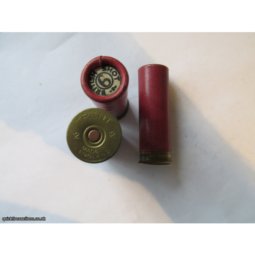 12G R.T.O. TRENT GRIMSBY DARK RED PLAIN TUBE CARTRIDGE  [INERT]