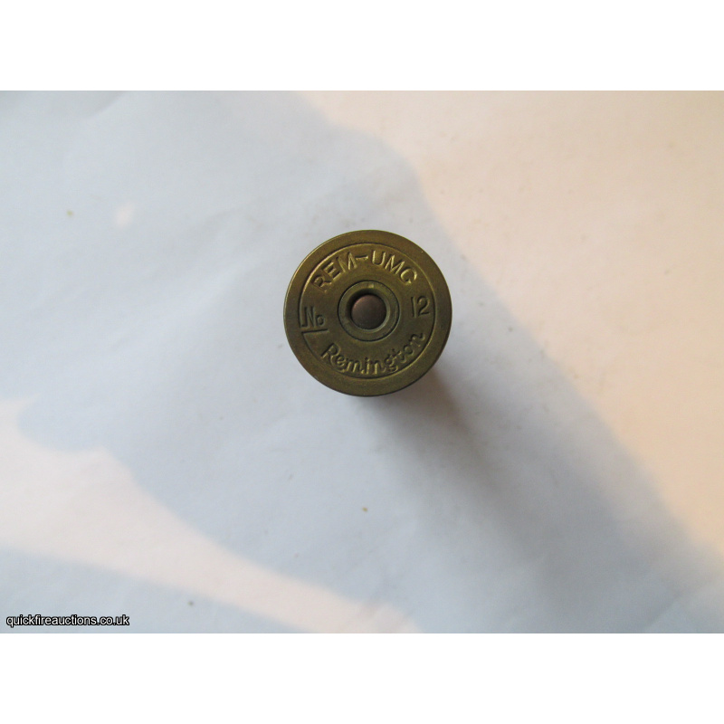 12G R.T.O. REM-UMC REMINGTON PLAIN TUBE CARTRIDGE  [INERT]