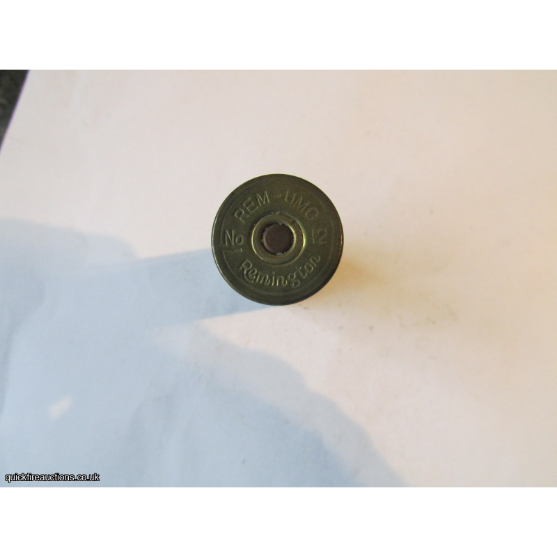 12G R.T.O. REM-UMC REMINGTON PLAIN TUBE CARTRIDGE  [INERT]
