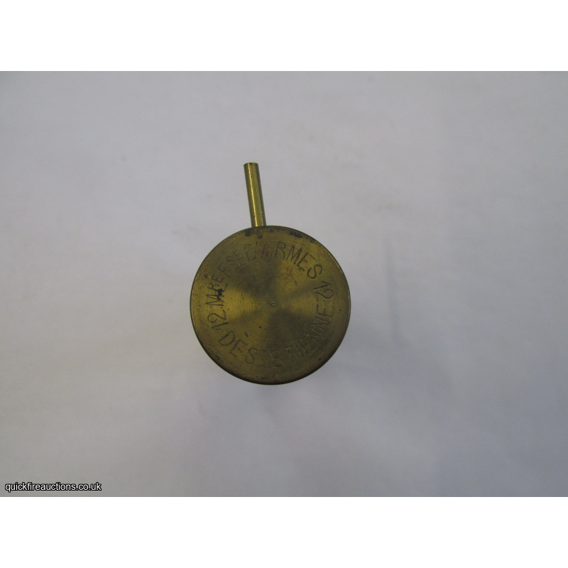 12G ALL BRASS MRE FSE DARMES PIN-FIRE CARTRIDGE  [INERT]